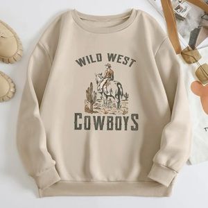 Women’s western crewneck